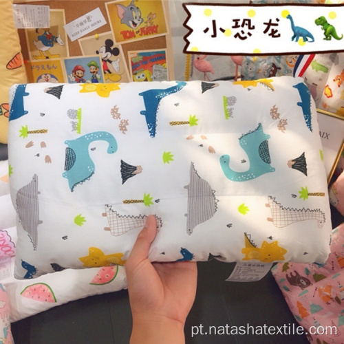 algodão desenho animado lavável travesseiro para bebê do jardim de infância